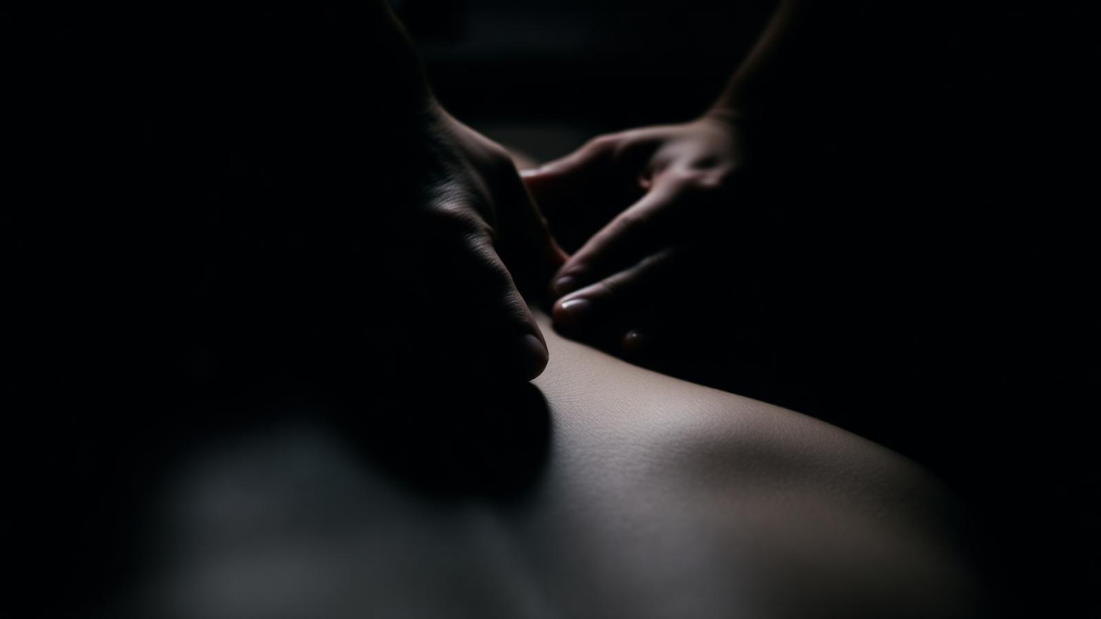 Chiropractor adjusting a patient's back